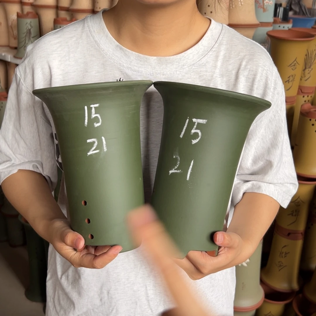 宜兴川阁紫砂花盆