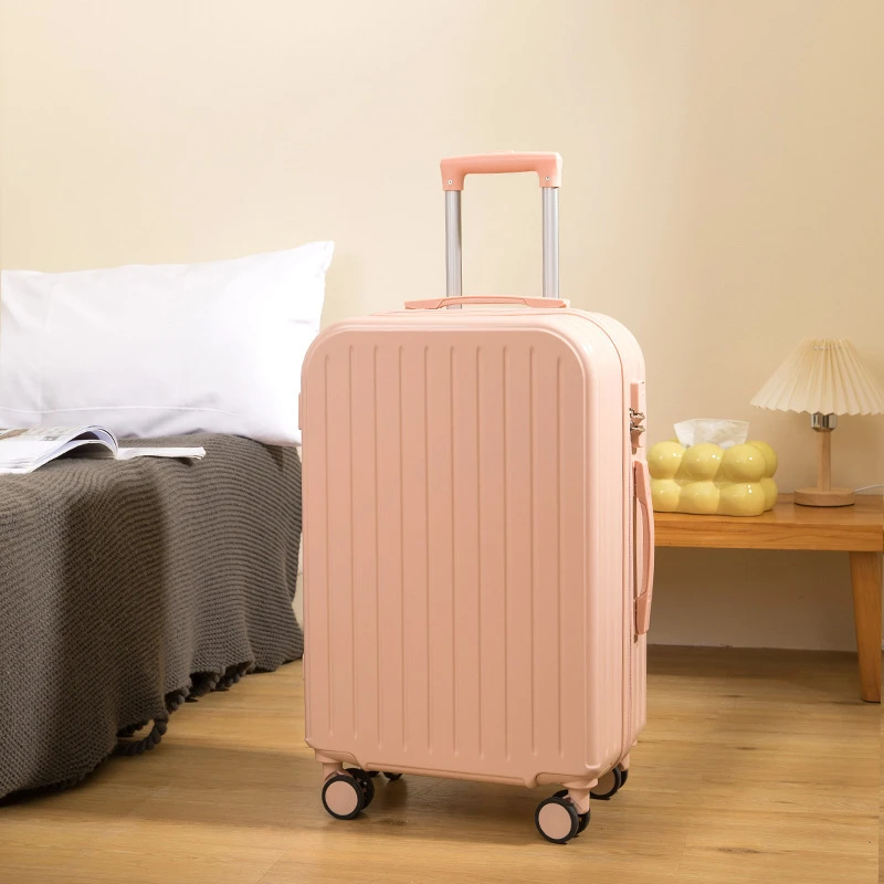 行李箱女高颜值带杯架万向轮旅行箱20寸22寸24寸abs箱包网红ins