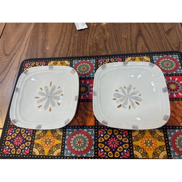 7寸方盘拍一发二釉下彩陶瓷日式家用