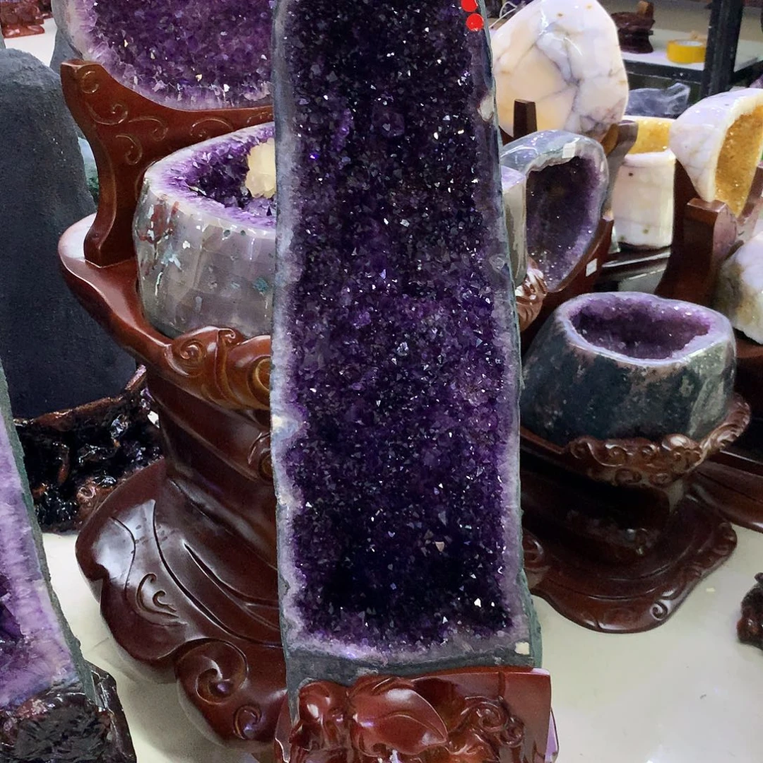 大型摆件（非配饰）水晶未镶嵌朱