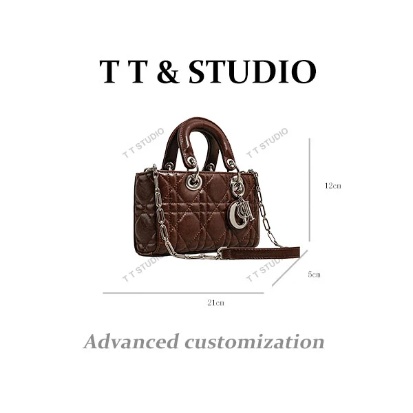 【TT Studio】SK-82317-1-奶茶棕RAIN.CUN简约腋下斜跨轻奢女包