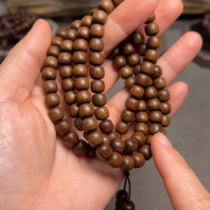 手串沉香越南芽庄白棋楠0.6×0.8×108