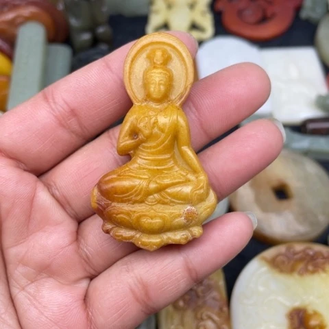 和田玉颈饰未镶嵌62