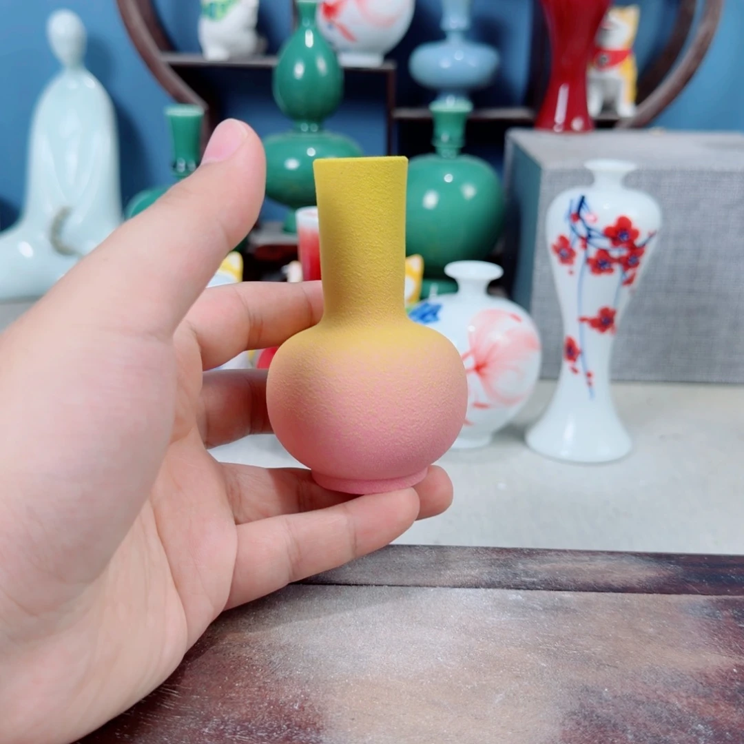 陶瓷手工小花器摆件