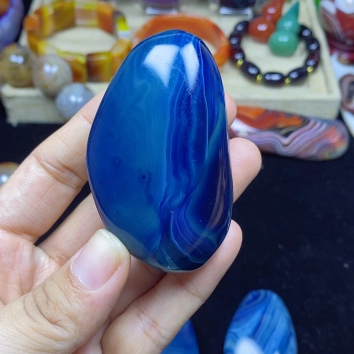 玛瑙/玉髓合金珠宝半成品青*瓷