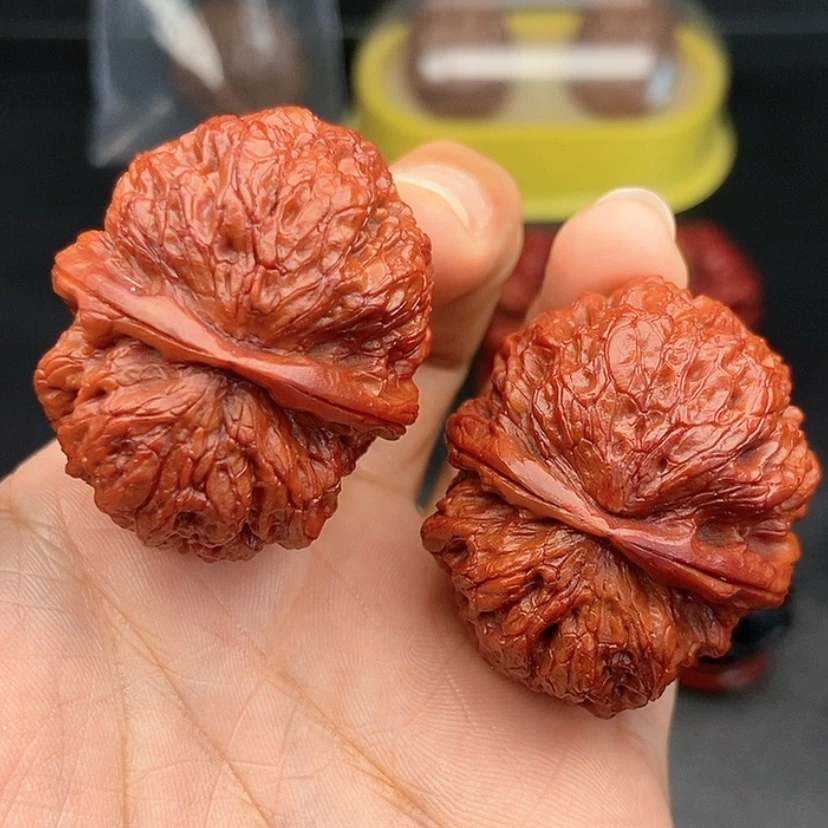 【闪购商品】把件文玩核桃40尺铁狮子头