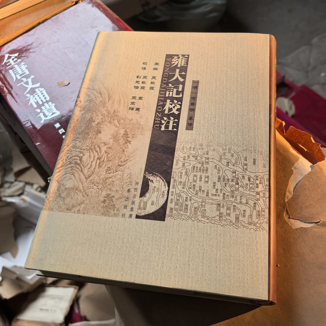 雍大記校注 雍大记校注（一版一印）