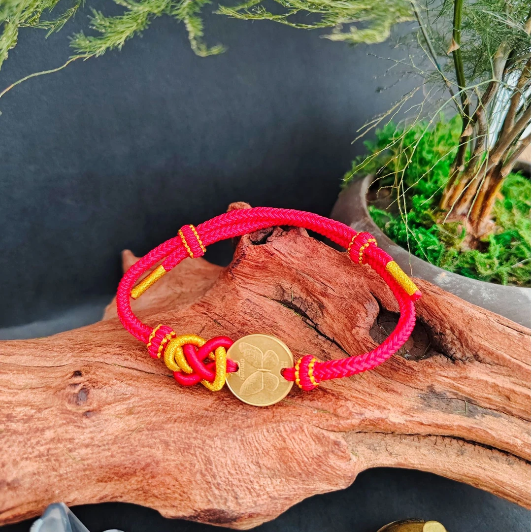 菲律宾25分蝴蝶硬币文昌节手环（单枚）