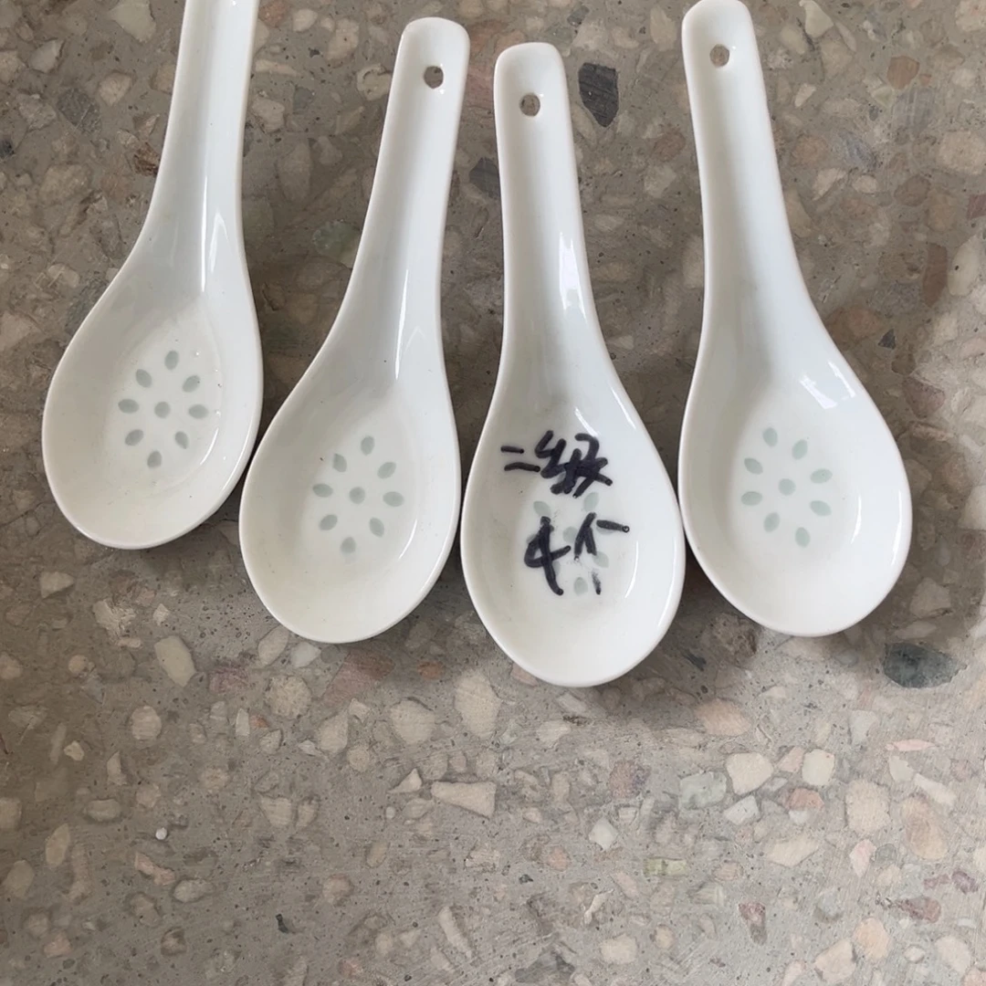 摆件陶景德镇高温细白瓷餐具