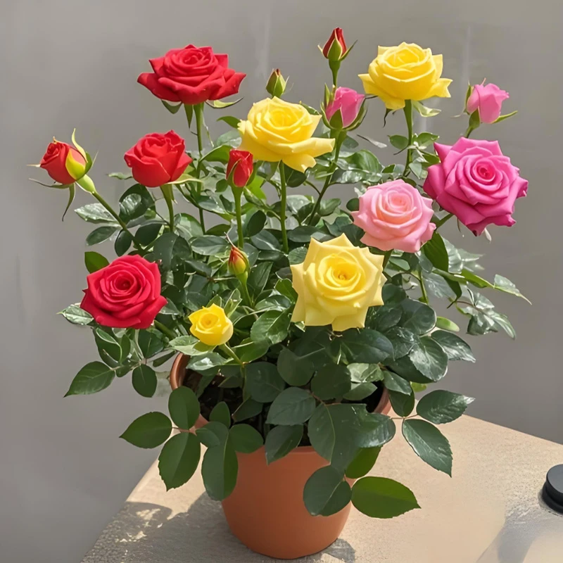 玫瑰花苗特大花带花苞花卉绿植物室内外阳台盆栽蔷薇月季四季开花