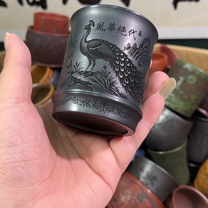 茶杯紫砂全手工紫砂主人杯