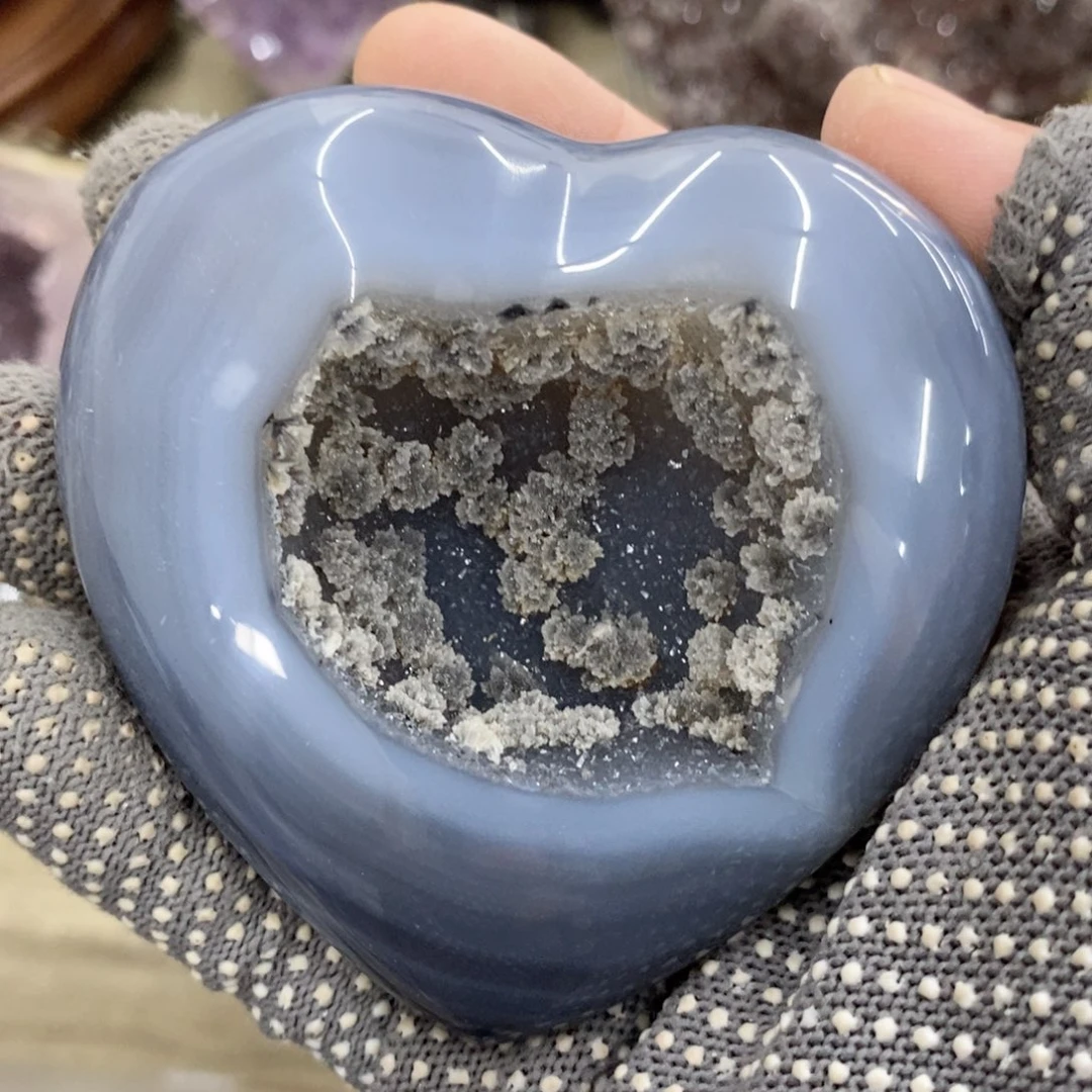 紫晶珠宝半成品未镶嵌