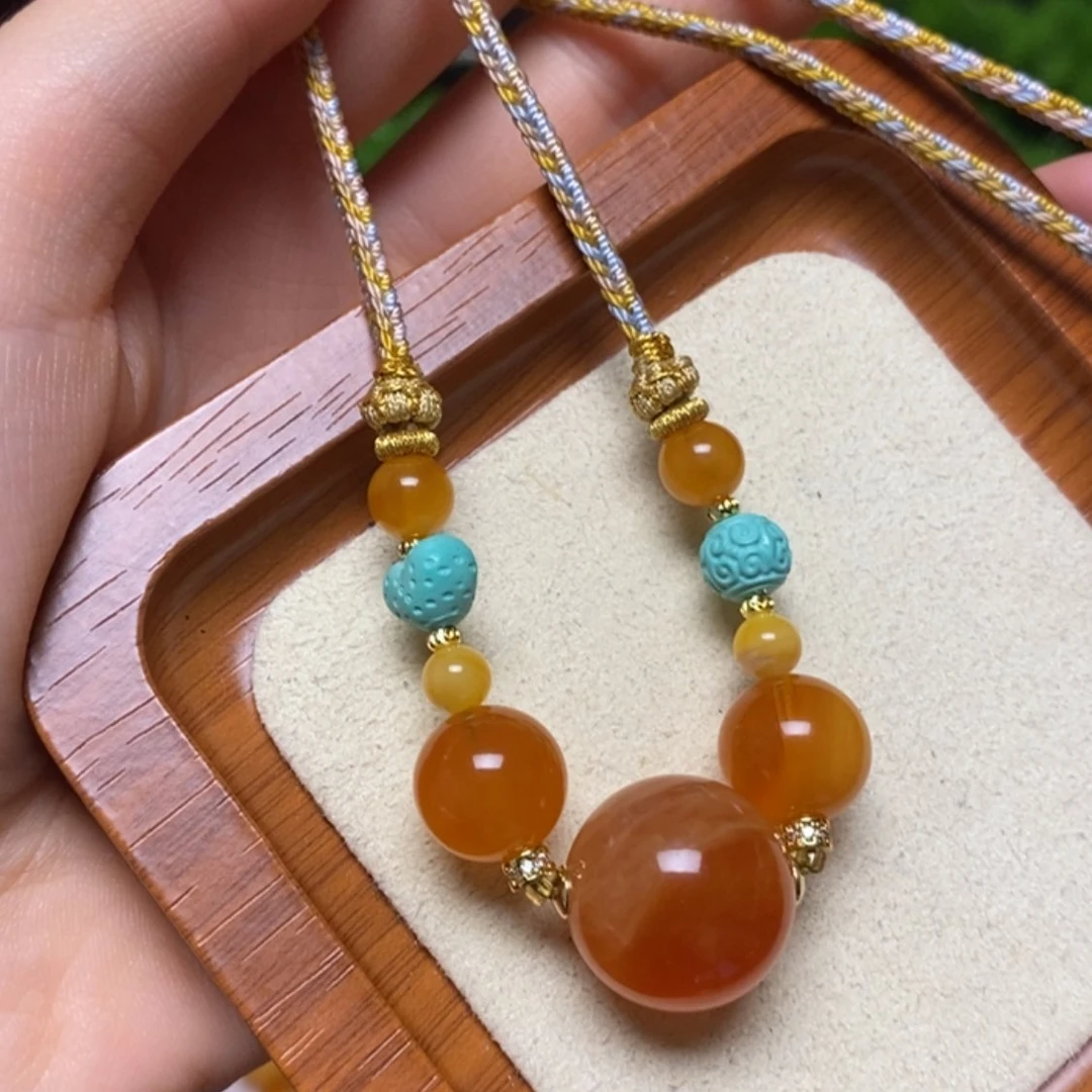 【闪购商品】蜜蜡颈饰未镶嵌项链
