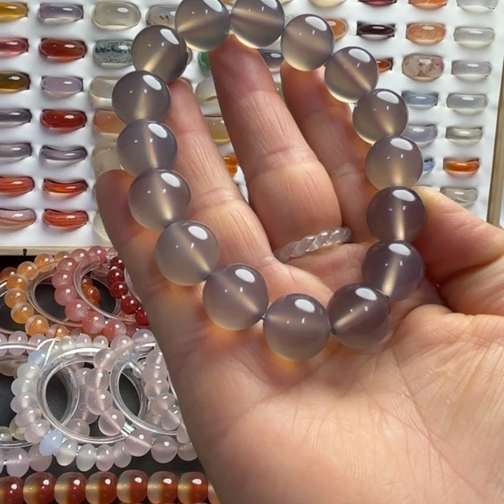 玛瑙/玉髓未镶嵌手链