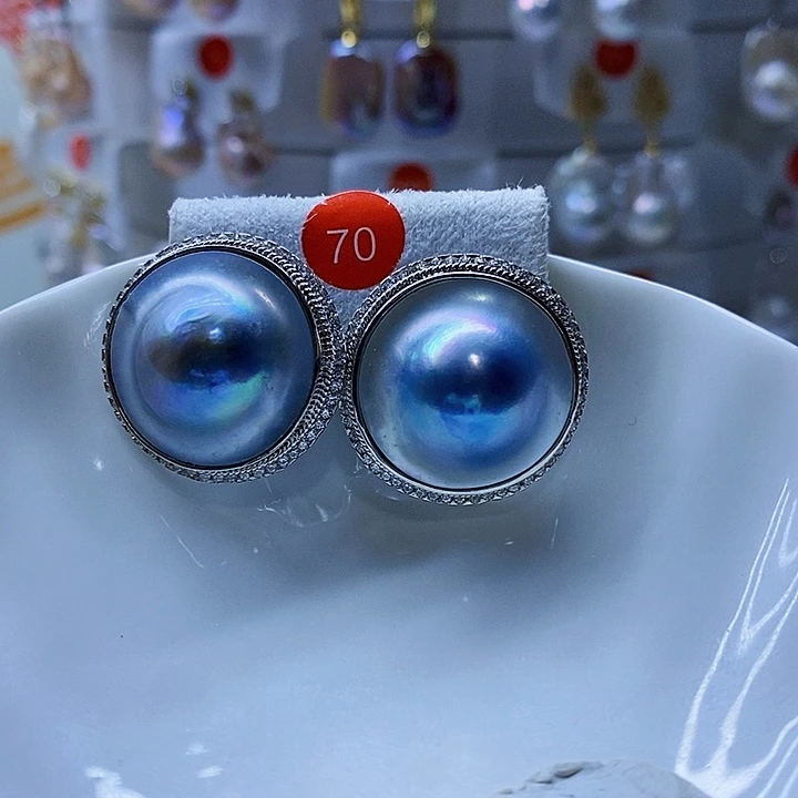 点***啊银S925镶嵌淡水珍珠吊坠