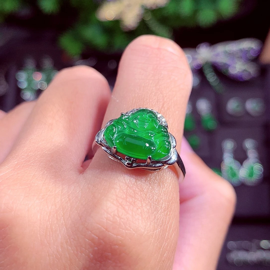 颈饰未镶嵌翡翠天然