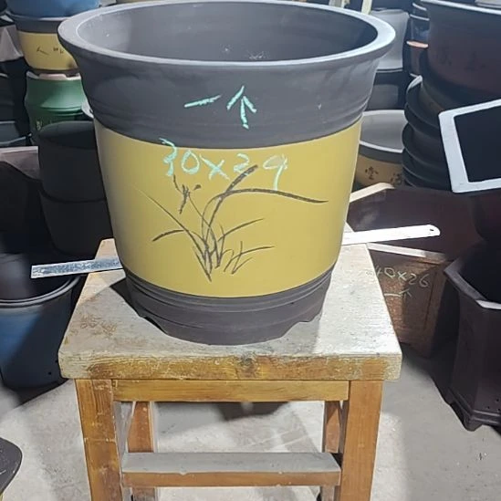 宜兴紫砂花盆清清楚了吗