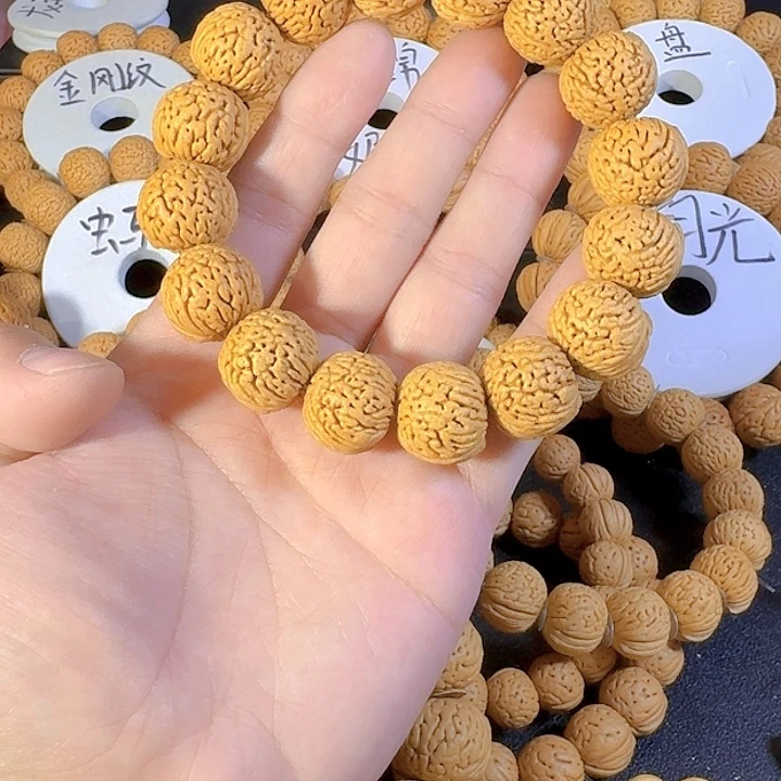 不***闲桃核吊坠龙珠桃核手串