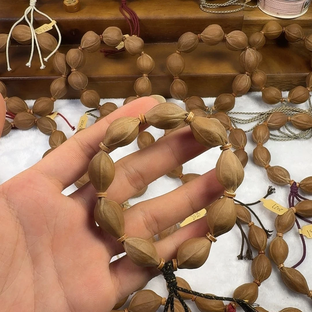 橄榄核手串/手链1423三面佛墨轩铁核