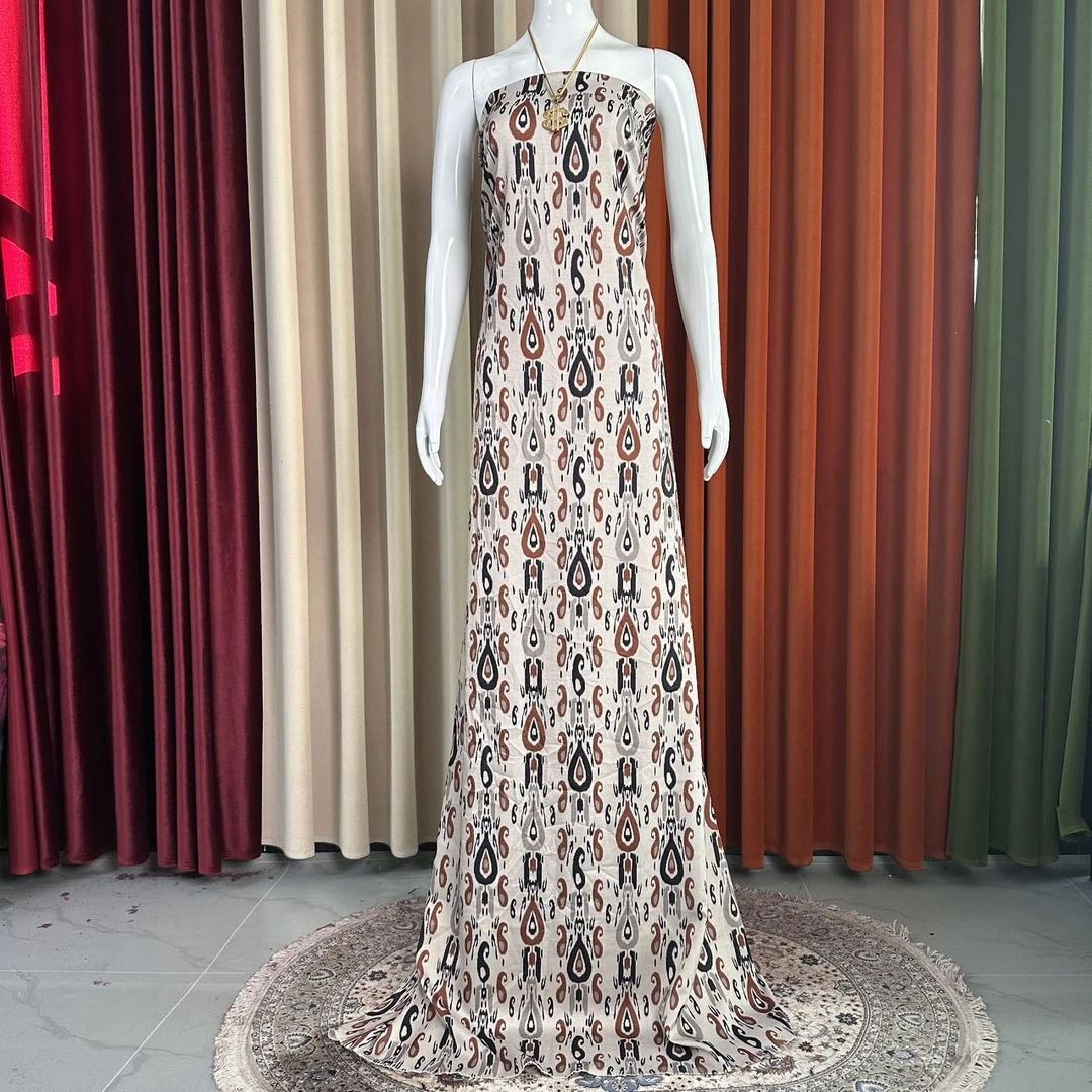 亚麻布料بادام گۈل ياما ئەتلەس