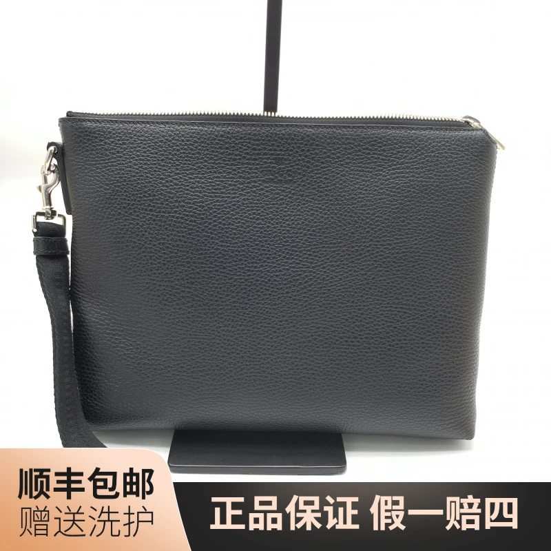 99新 GUCCI/古驰 古驰黑色手拿包/J12065 时尚休闲男士 经典 百搭