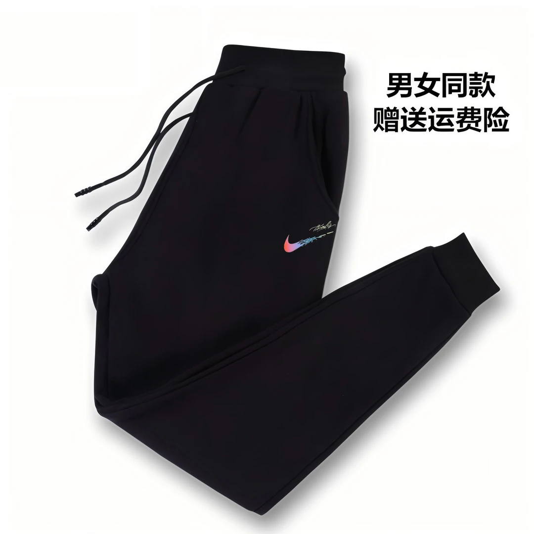 一折专区I男士纯棉透气束脚卫裤秋冬新款长裤运动休闲加绒保暖裤