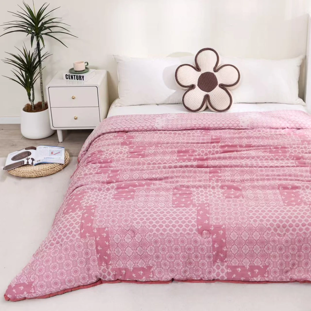 【波斯时光 被子】2x2.3米 精梳棉双层纱布高端双人加厚大豆被