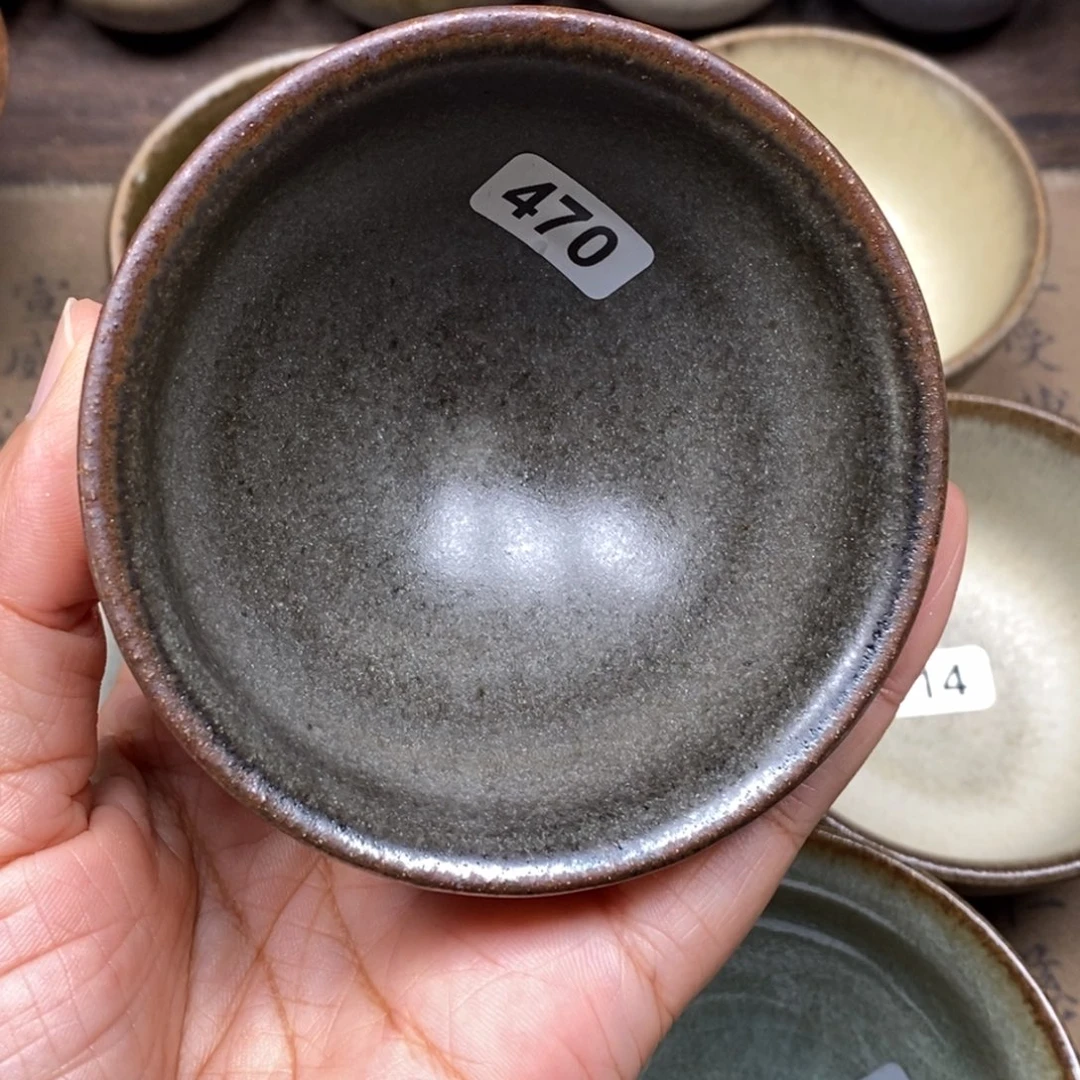 茶盏六**格龙窑柴烧自然还原，470