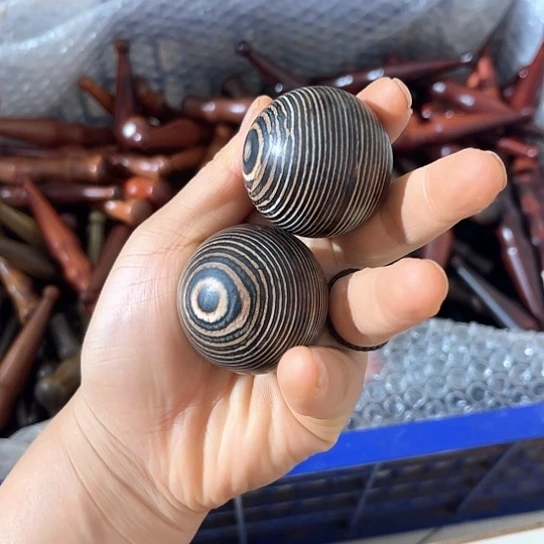 木斑马木手球一对豆豆豆豆