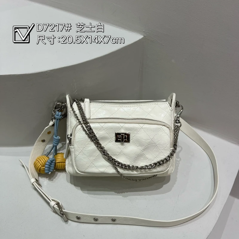 【YI CHEN】ZT-D7217-芝士白-高定轻奢时尚百搭潮流女士包包