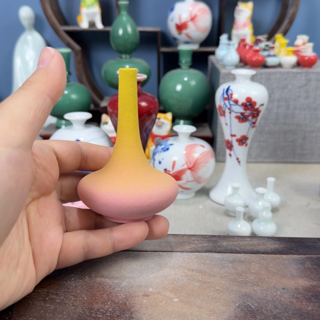 陶瓷手工小花器摆件