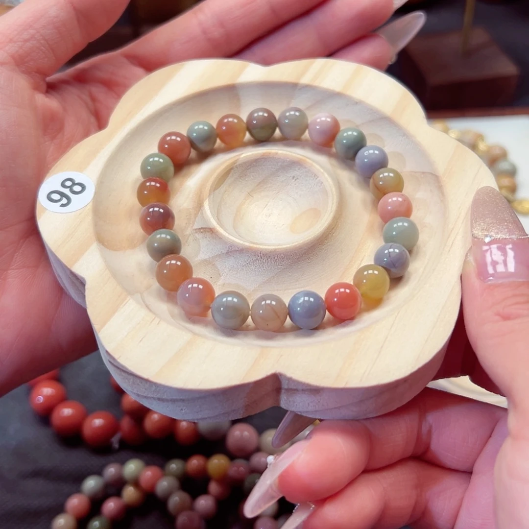 石英质玉手链未镶嵌风***~22