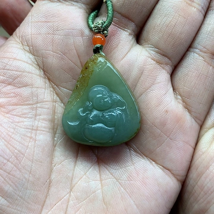 和田玉未镶嵌吊坠(不含链)9**3