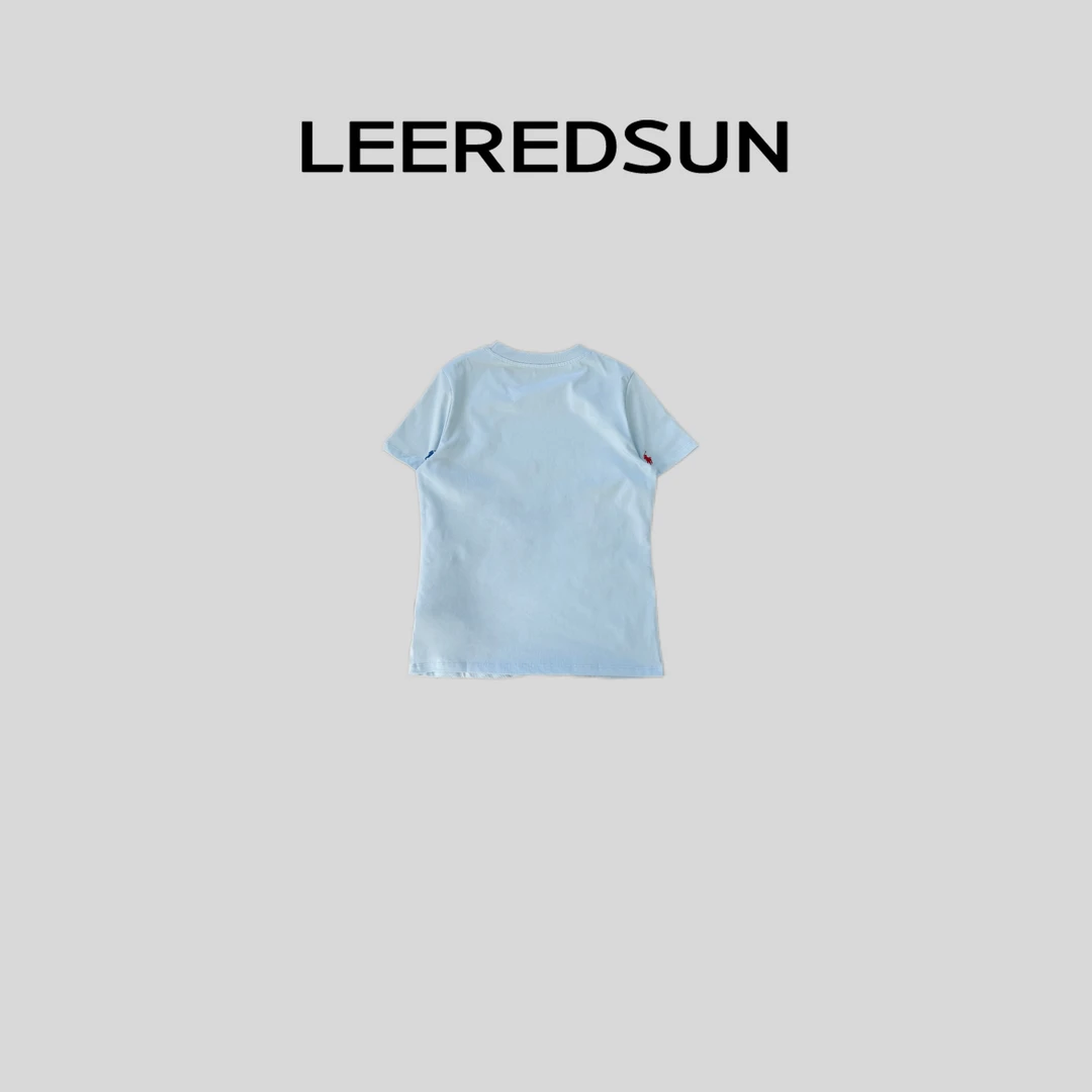 ERDAOYANG "罗马故事" 早春彩色刺绣图案百搭短袖DX1006