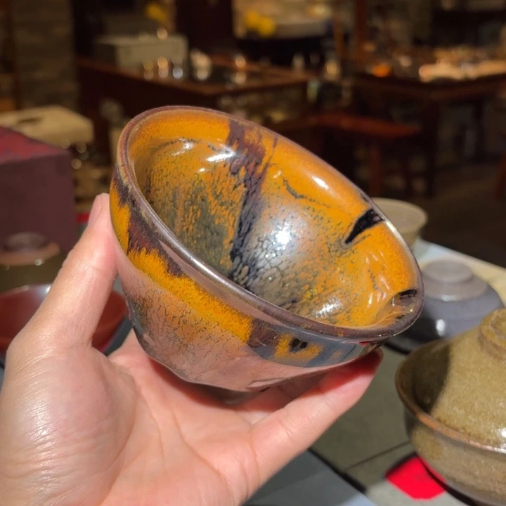 茶盏建窑建盏主人杯