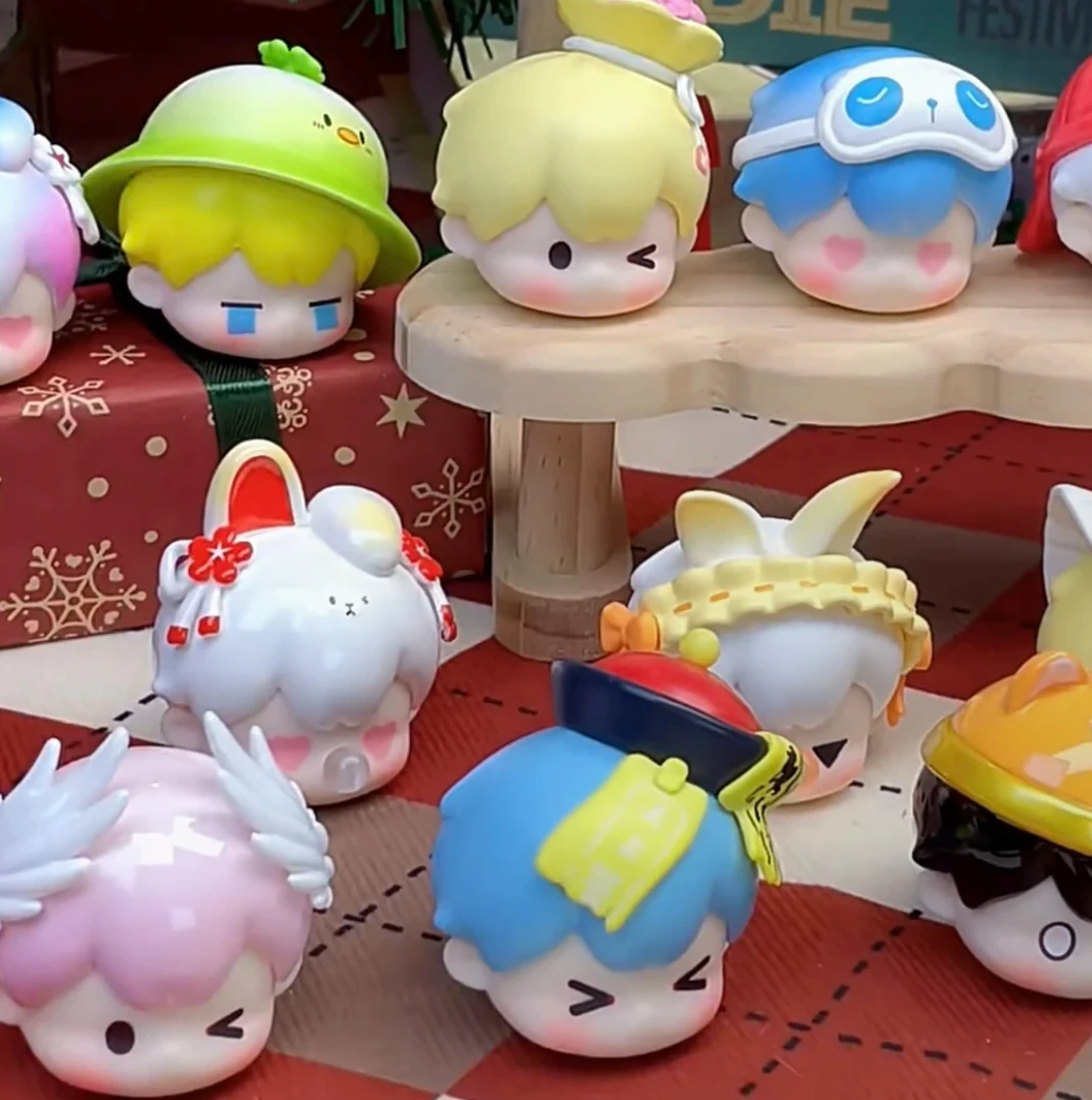 屁嘟嘟糖果头二代萌粒潮玩手办公仔可做钥匙扣