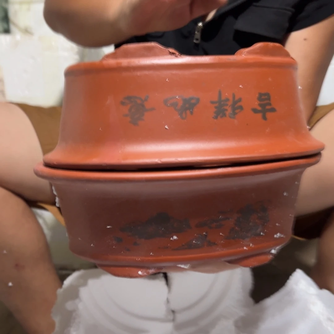 紫砂花盆口径30厘米