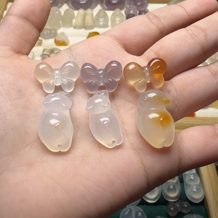 玛瑙/玉髓颈饰未镶嵌Y**.