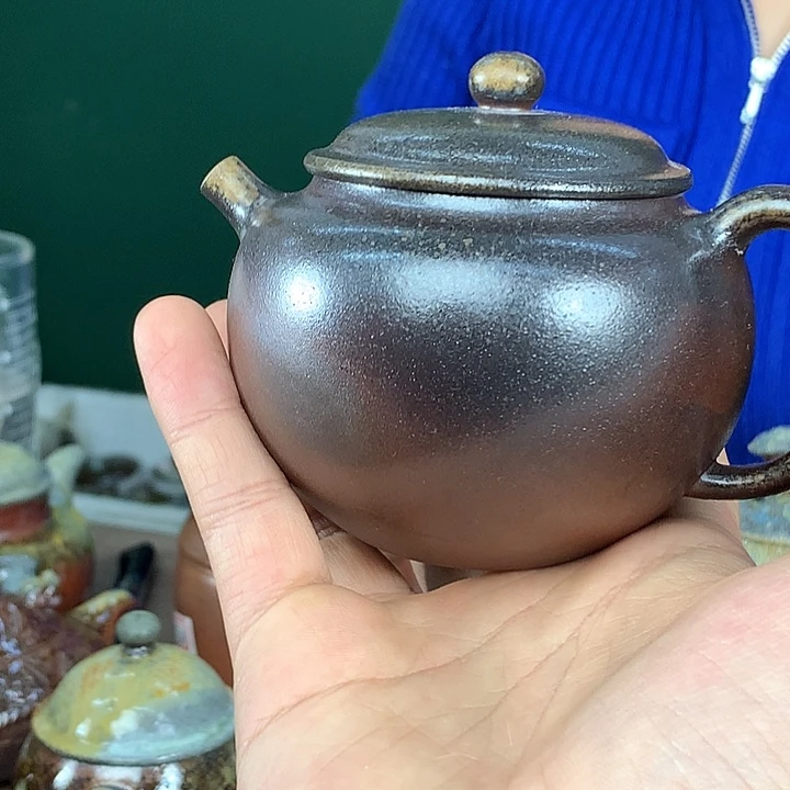 紫砂柴烧纯自然柴烧