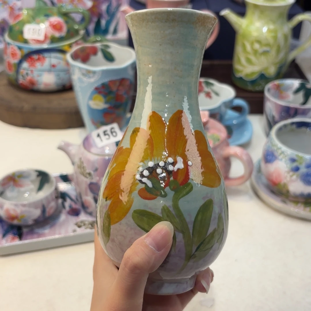 景德镇手绘高温釉下彩陶瓷茶具