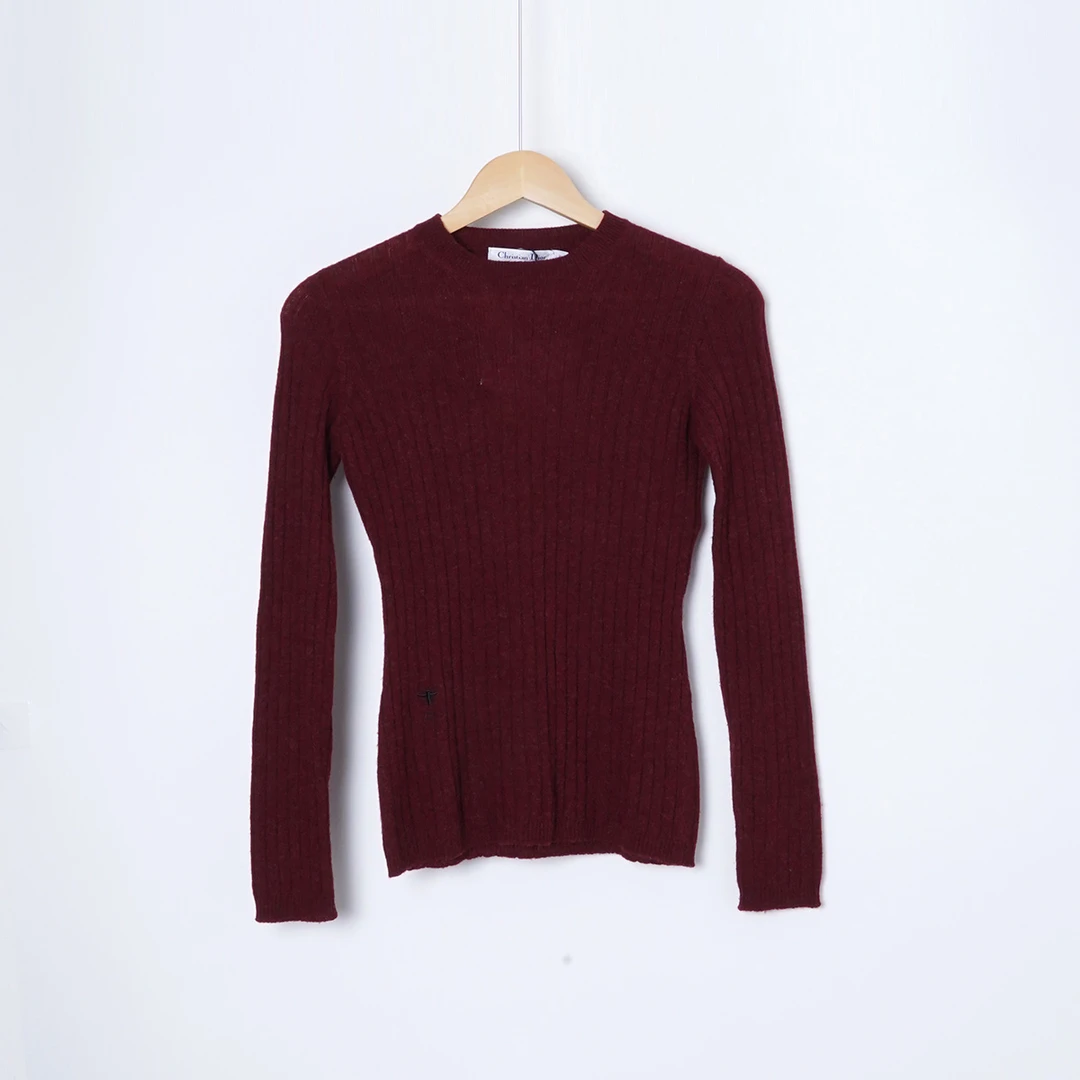 99新 DIOR/迪奥 山羊绒/TH1335/毛衣时尚上衣/36码女装秋冬打底衫