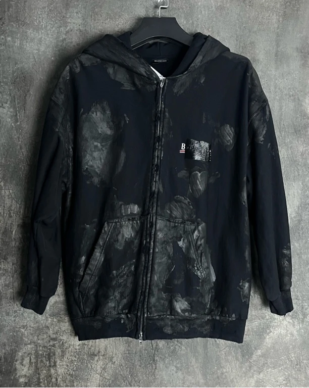 全新未使用 Balenciaga/巴黎世家 M码*1/可乐遮挡拉链外套/02539