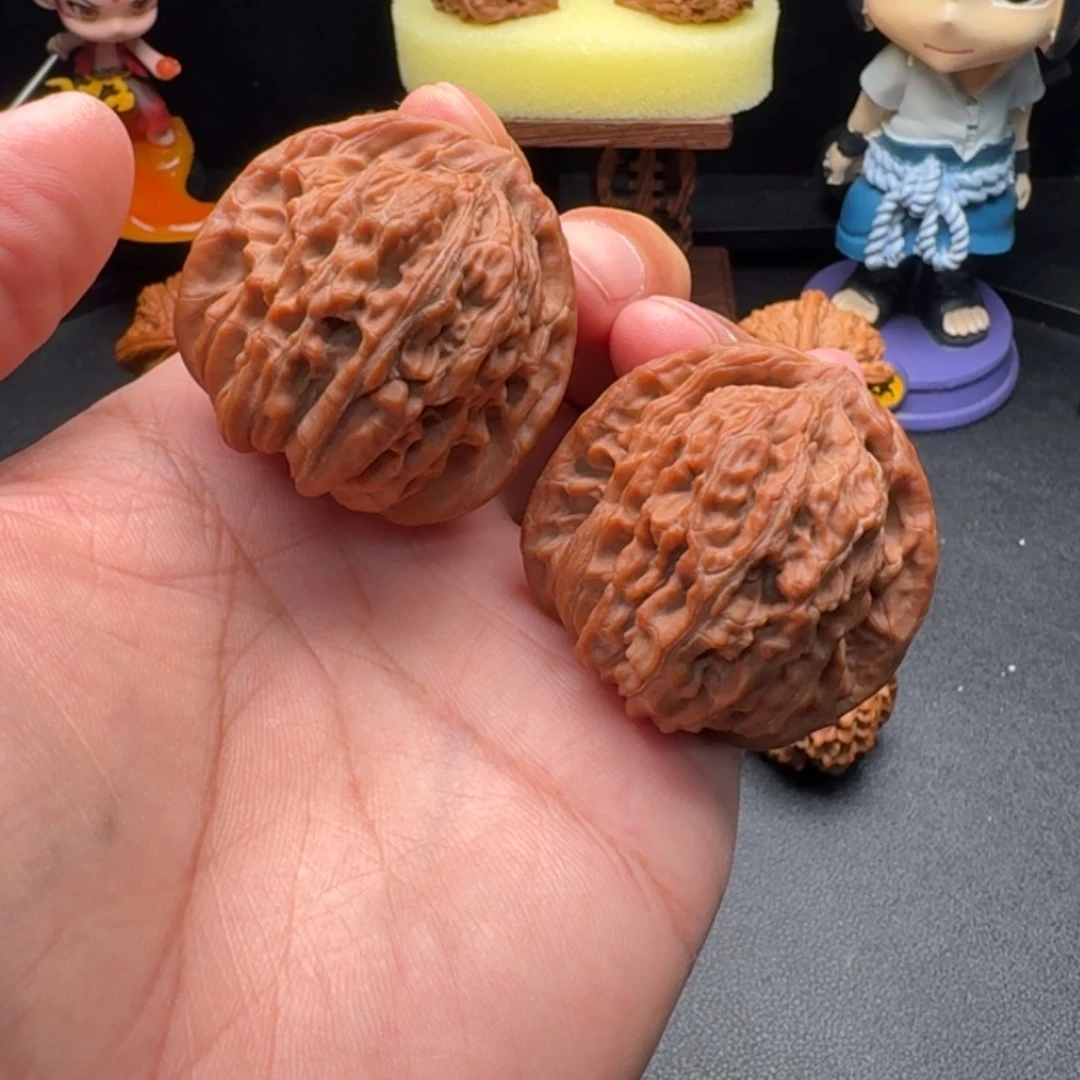 文玩核桃吊坠43 全品四座楼狮子头文玩核桃把件