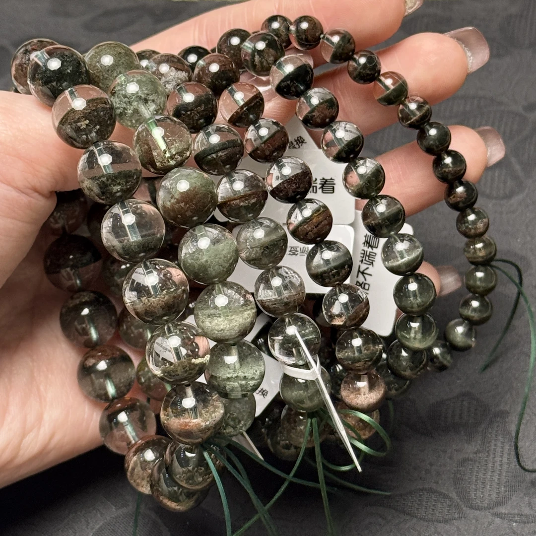 鬼佬财 绿幽灵水晶半盆（天然珠宝多样性发其一）