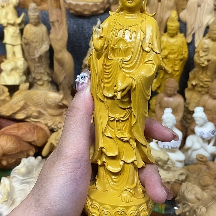 黄杨木黄杨木瑕疵观音