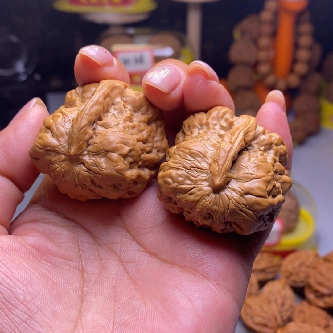 把件文玩核桃04蛤蟆头一根筋39尺全品