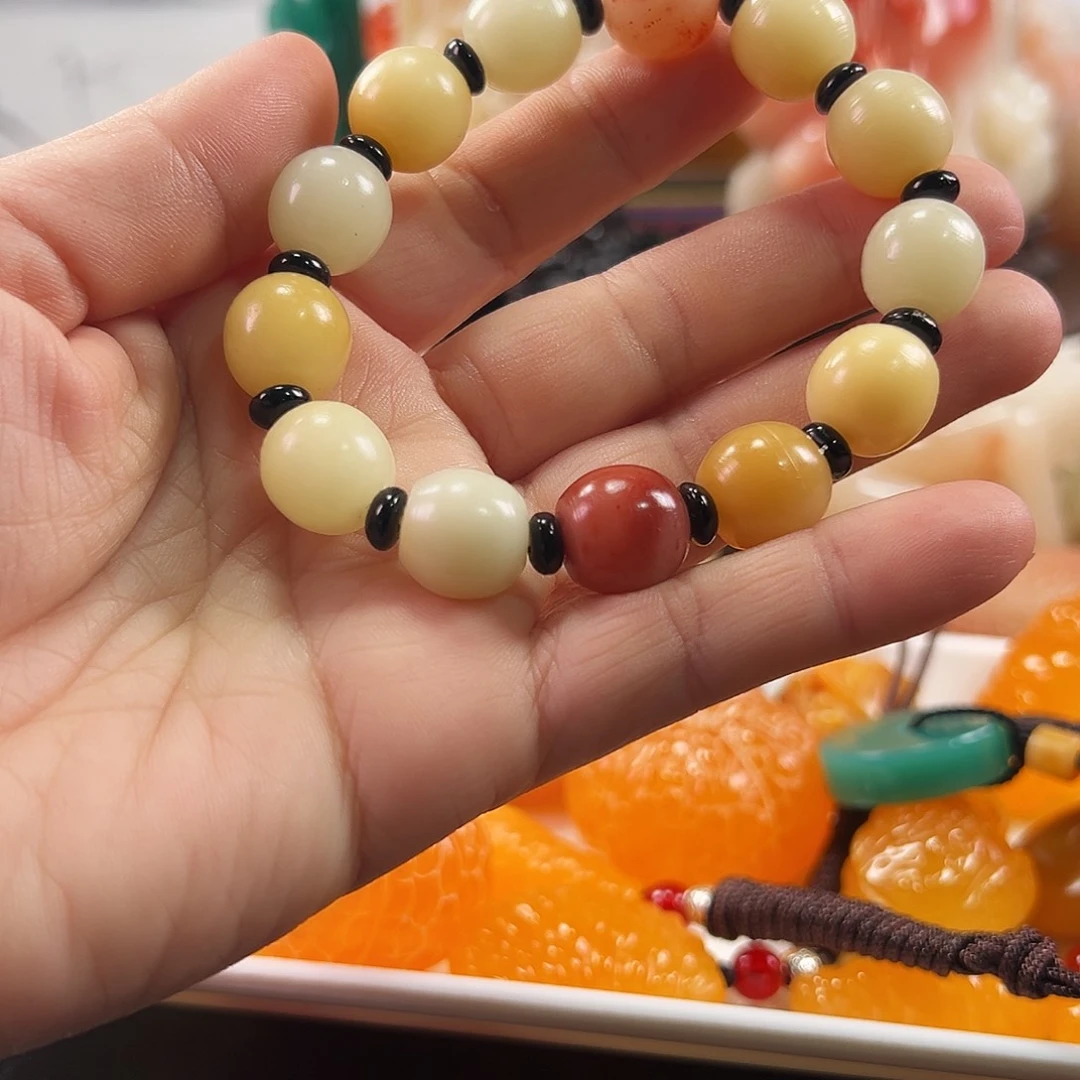 未***期寿山石其他圆珠手串