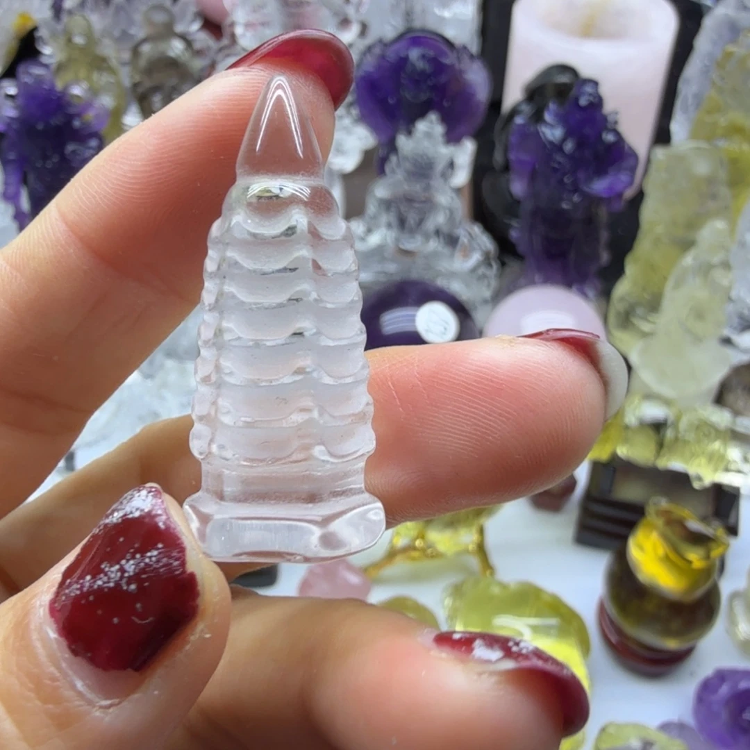 水晶未镶嵌珠宝半成品