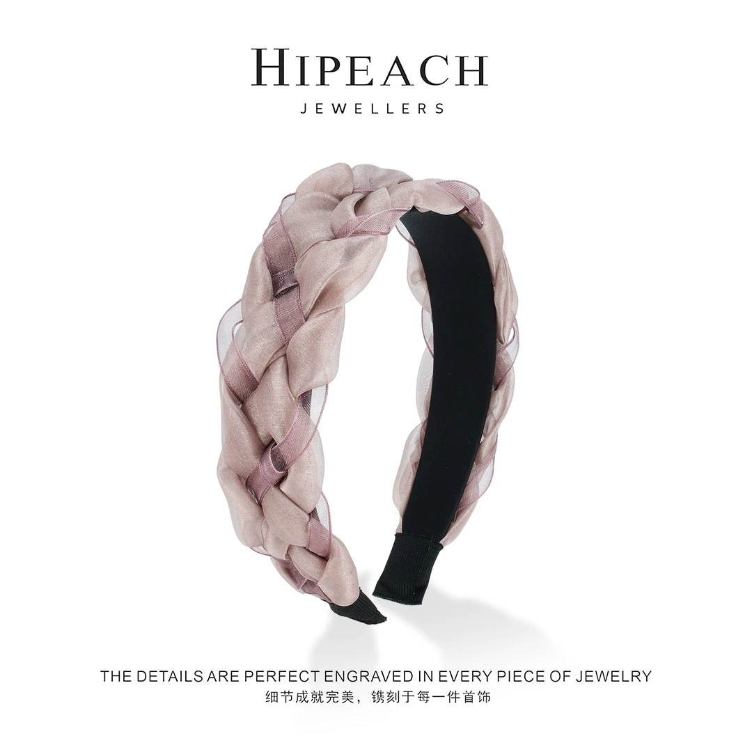 缥缈紫编织高颅顶发箍074-004