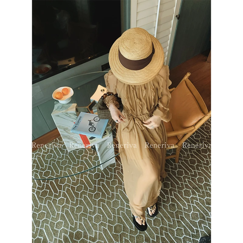 ReneRiva买手店 Riva 薄雾少女的自由与浪漫连衣裙